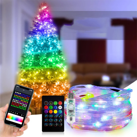 Christmas Tree LED Lights with Smart App